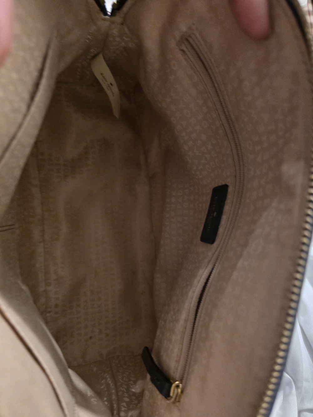 kate spade Blue Gingham Dome Satchel - Picture 5 of 5